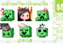 draw twitch emotes, chibi emotes, vtuber emotes, animated emotes for streamers